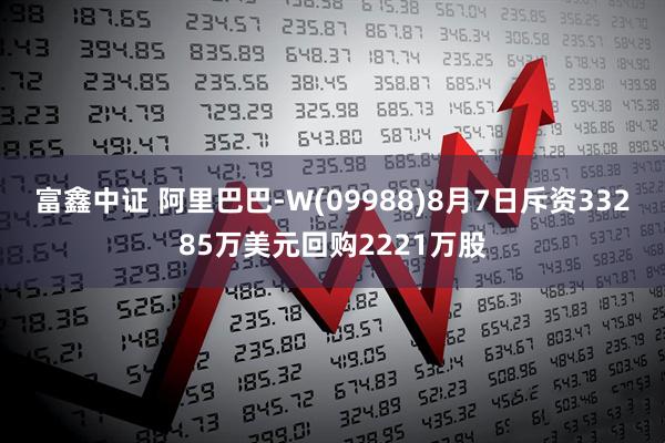 富鑫中证 阿里巴巴-W(09988)8月7日斥资33285万美元回购2221万股