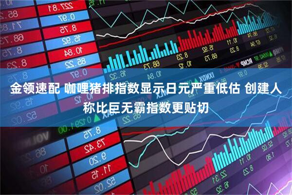 金领速配 咖哩猪排指数显示日元严重低估 创建人称比巨无霸指数更贴切